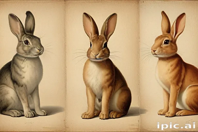 vintage rabbit images