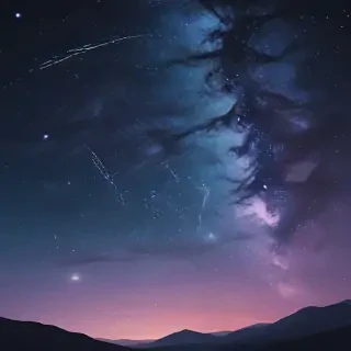starry background aesthetic