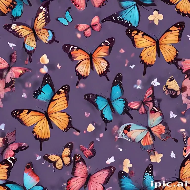 butterfly background aesthetic