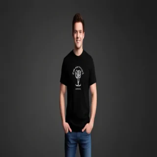 black tee png