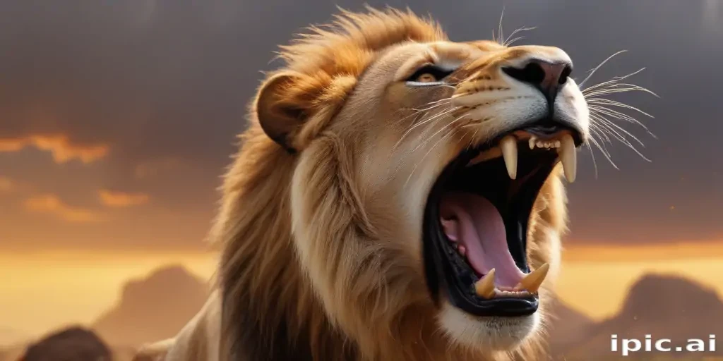lion roar png