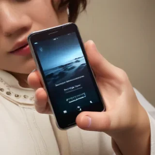 person holding phone