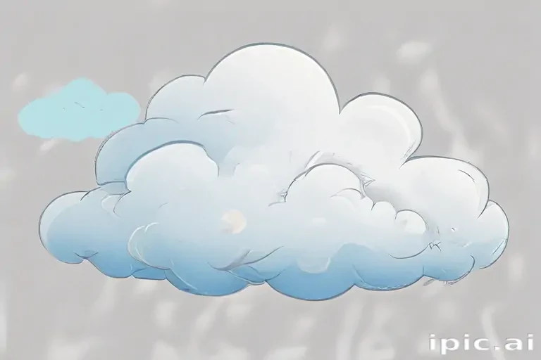 cartoon cloud drawing