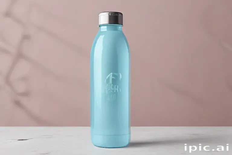 water bottle mockup