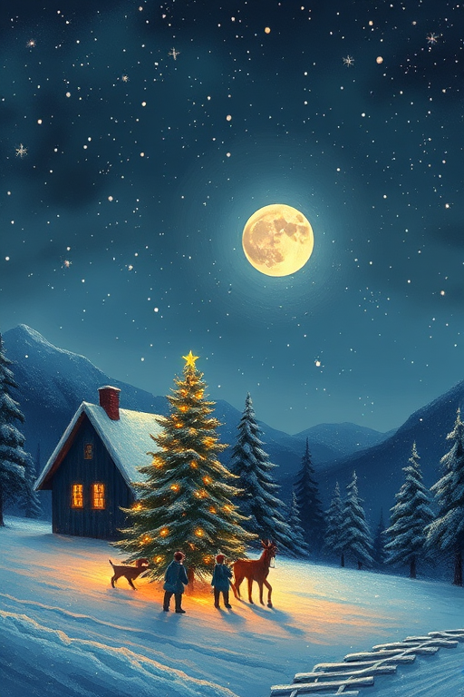 christmas eve wallpaper