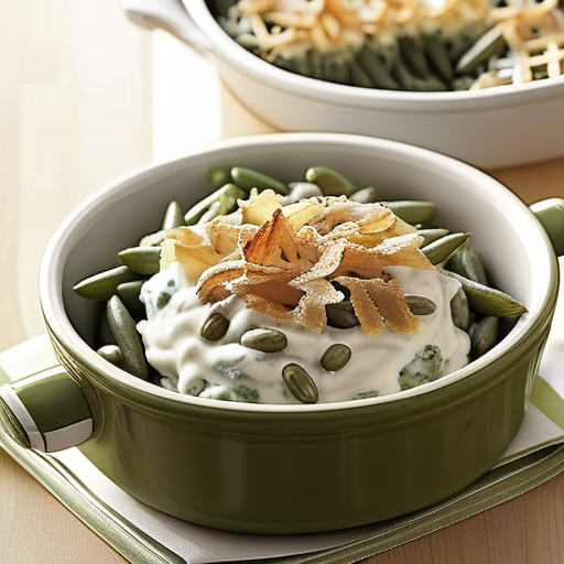 green bean casserole with sour cream