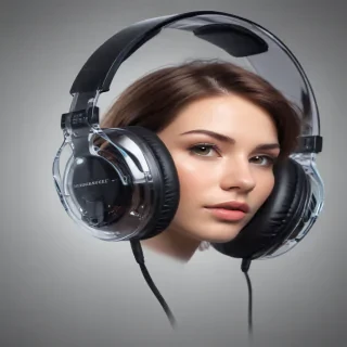 transparent headphones png