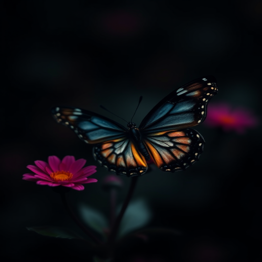 black butterfly wallpaper hd
