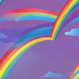rainbow transparent background