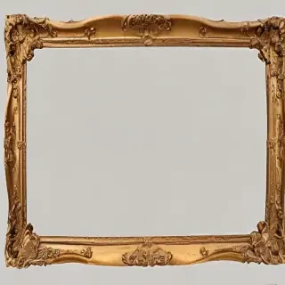 golden frame png transparent