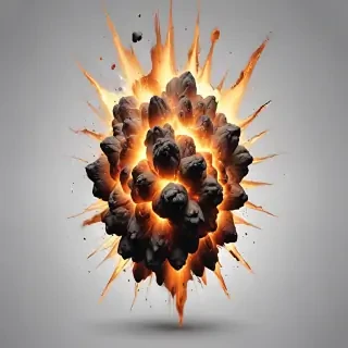 explosion transparent background