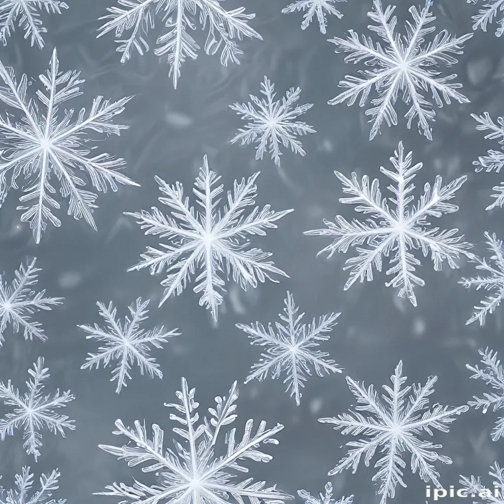 transparent snowflakes