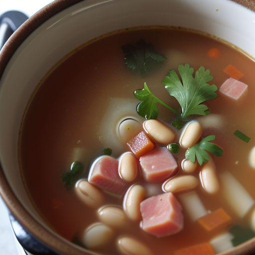 canning bean and ham soup