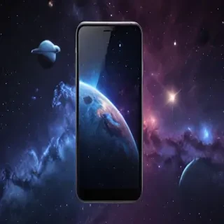 space background phone