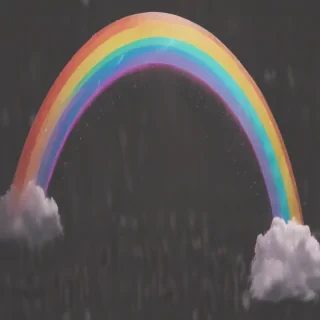 transparent background rainbow clipart
