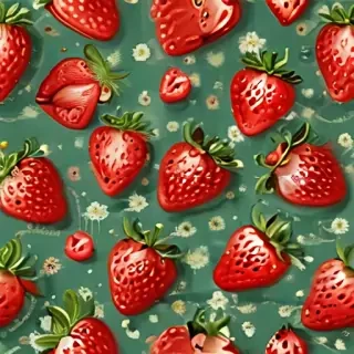 strawberry wallpaper desktop