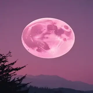pink moon wallpaper