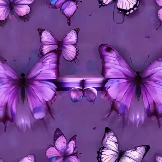 purple butterflies wallpaper