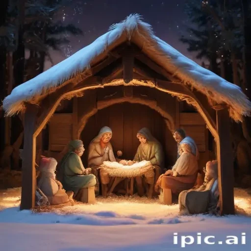 manger scene images free