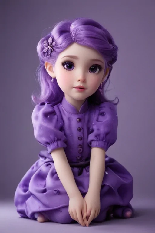 purple cute