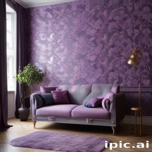 purple wallpaper with glitter