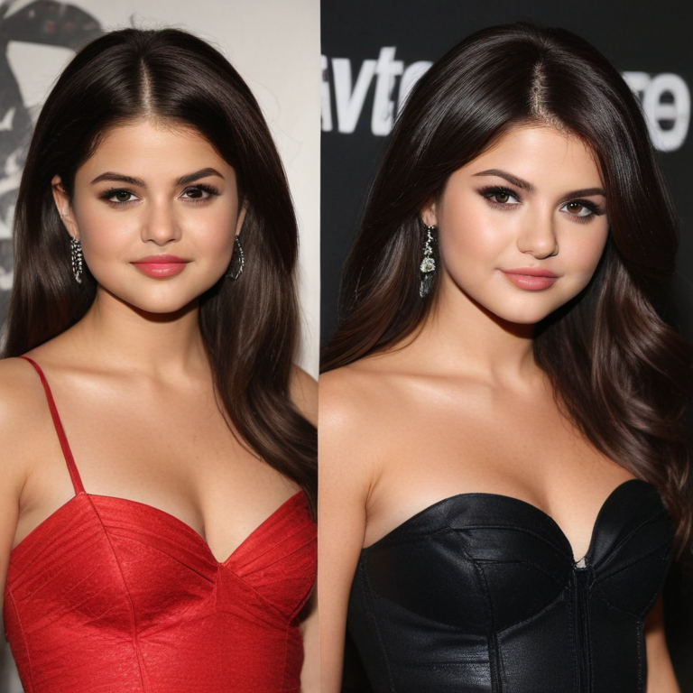 selena gomez then vs now