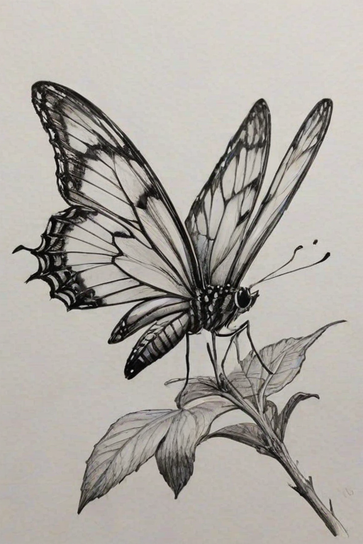 buttefly drawing