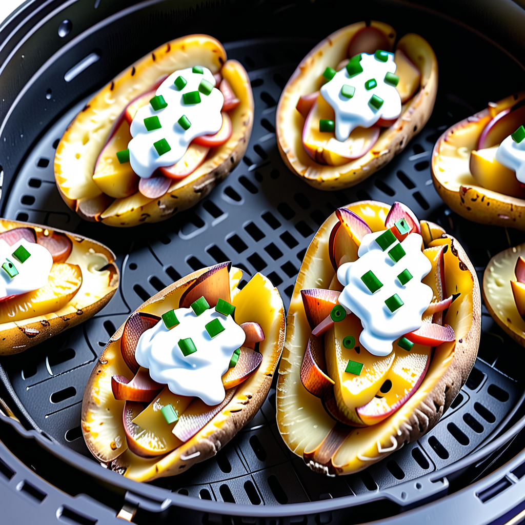 frozen potato skins in air fryer
