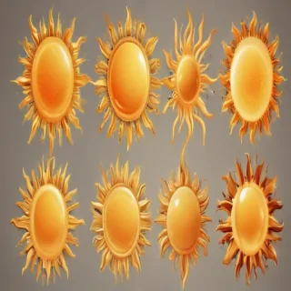 sun clipart transparent