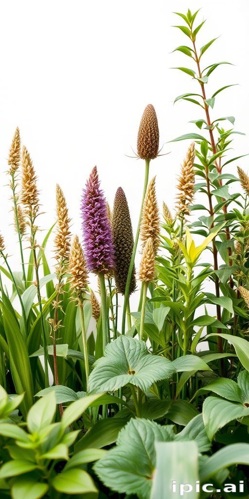 plants no background