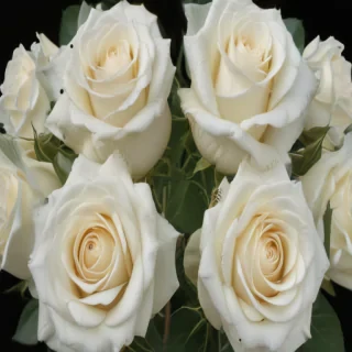 white roses png