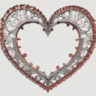 heart border png aesthetic