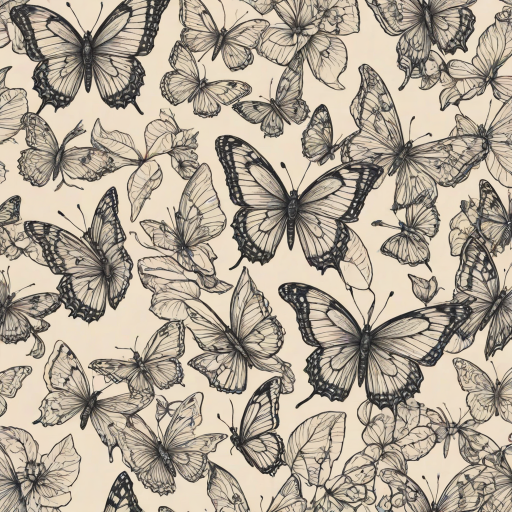 butterfly drawign