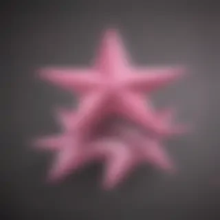 pink stars png