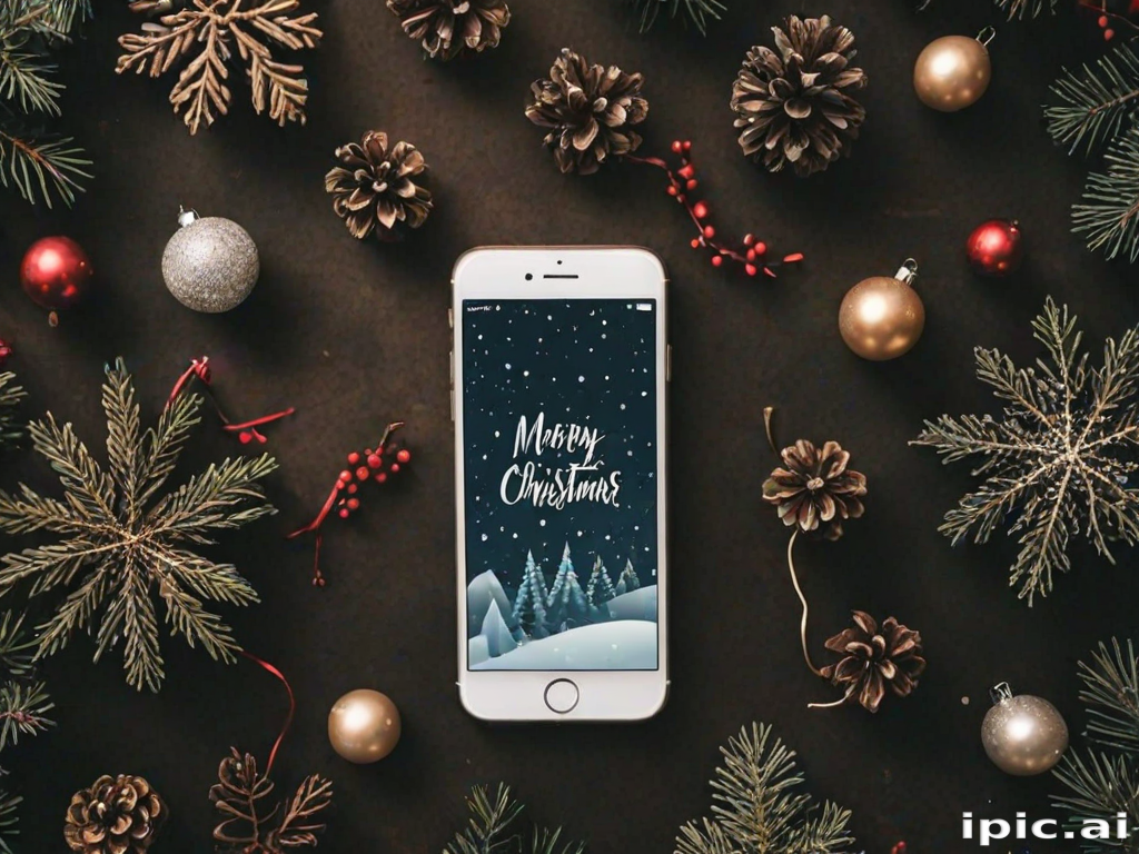 aesthetic christmas iphone backgrounds