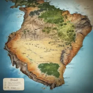 map of brazil
