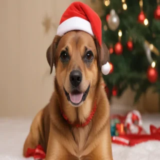 dog christmas photos