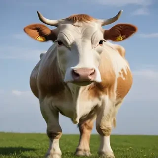 transparent cow