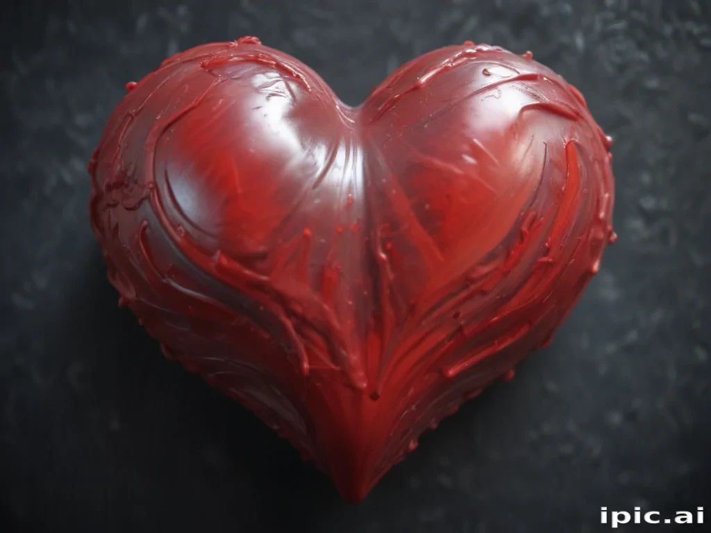 blurry heart