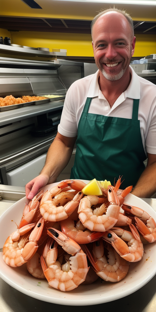 half a pound of shrimp