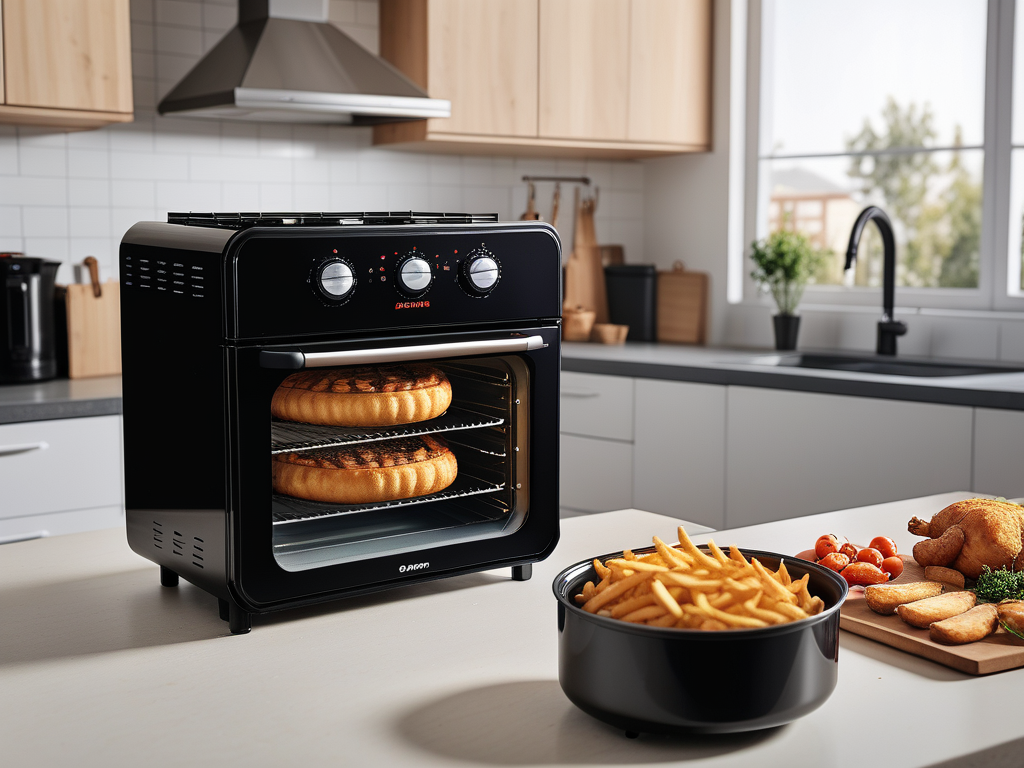 gas oven with air fryer