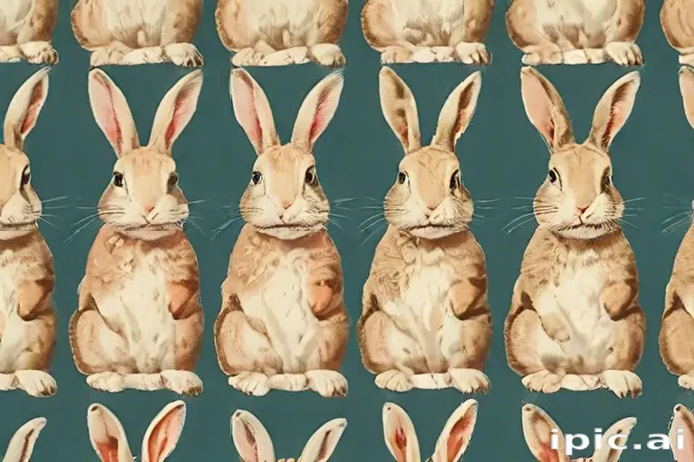 vintage bunnies