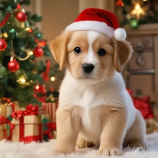 christmas puppy backgrounds