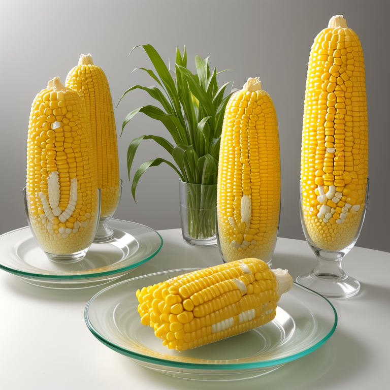 corn on the cob glass dishes