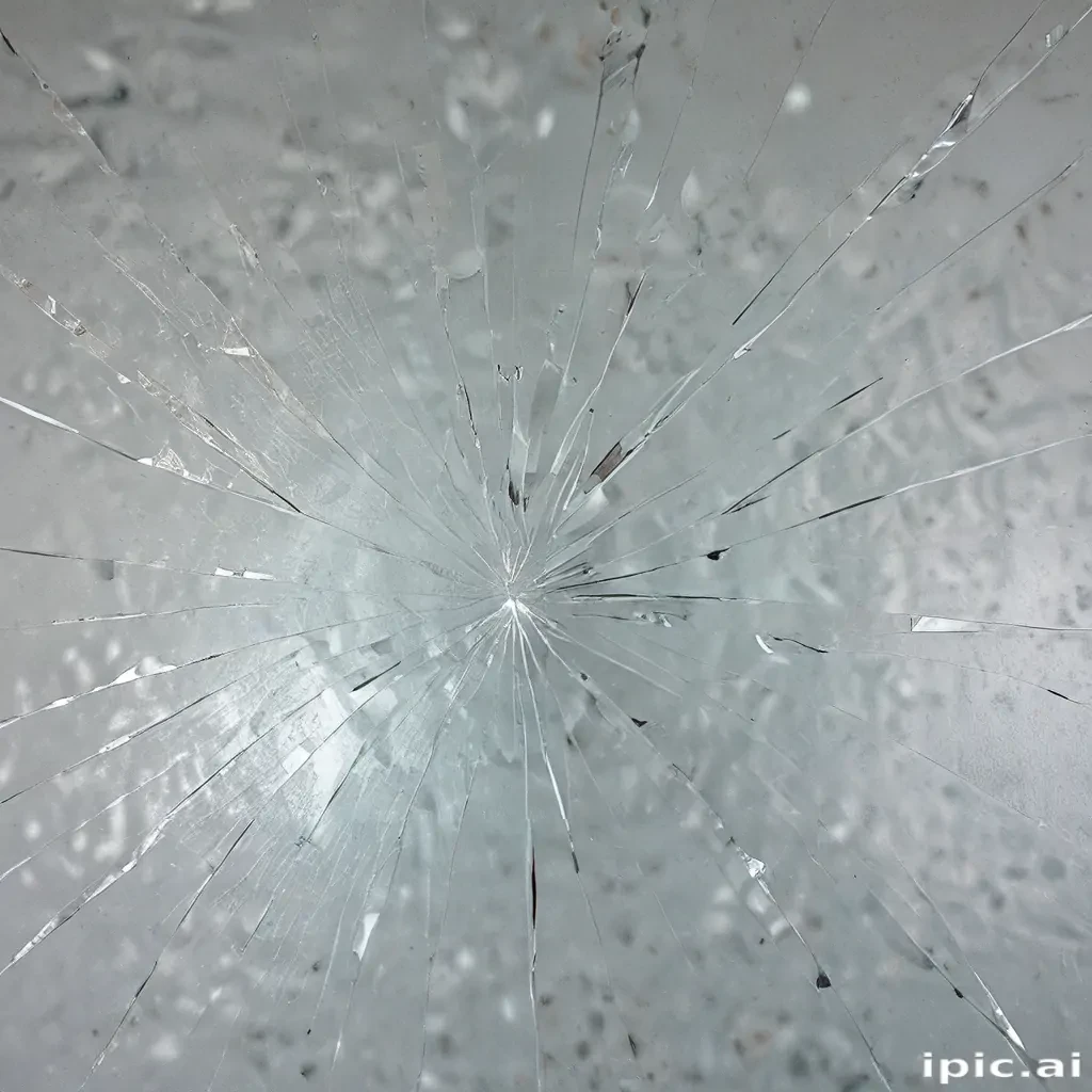 broken glass overlay