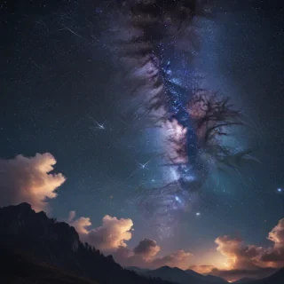 starry background aesthetic