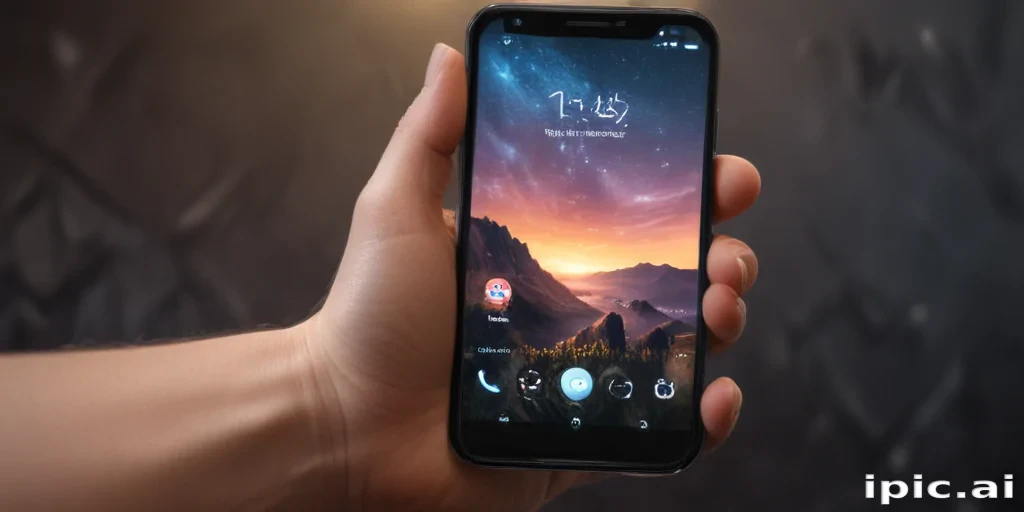 phone in hand png