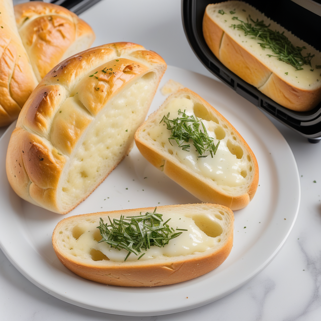 frozen garlic bread air fryer