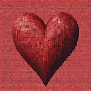 pixelated heart png