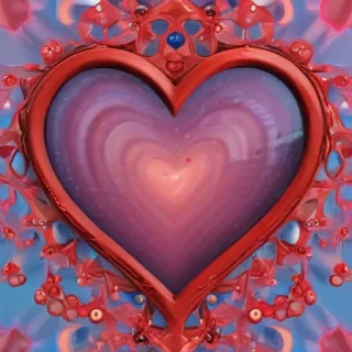 heart background aesthetic